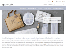 Tablet Screenshot of garn.dk